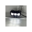 (2 ADET) Led Spot Işık Ve Sarı Beyaz Projektör Lens 3 Gözlü Çalışma Baykuş