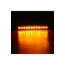 Amber Turuncu Işık Çubuğu 12 Ledli Parmak Araba-Kamyon-Tır İşaret Lambası (19cm) (12v-24v)