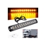 Amber Turuncu Işık Çubuğu 12 Ledli Parmak Araba-Kamyon-Tır İşaret Lambası (19cm) (12v-24v)