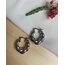 Silver Çelik Halka Küpe