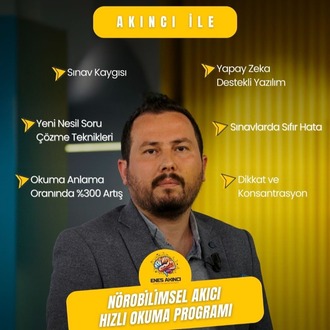 Nörobilimsel Hızlı Okuma Eğitimi Video ve Yazılım