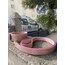 Pink Lv Monogram Dog Collar-Leash Set. Desinger Dog Collar Set.