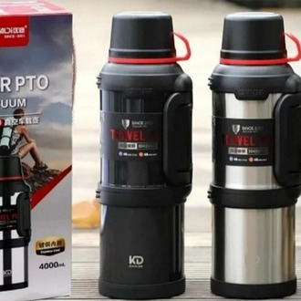 Car Pto Travel 4 Litre Dağcı Paslanmaz Çelik Yalıtımlı Termos