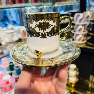 ✨ Gold Prestige 6’lı Kahve Fincan Takımı ✨