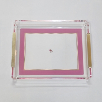 Bird Tray Pink 