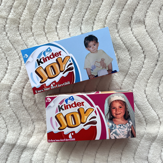 Kişiye özel kinder joy