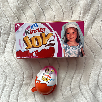 Kişiye özel kinder joy