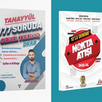 NOKTA ATIŞI 10'LU DKAB DENEMESİ+777 SORUDA GENEL TEKRAR