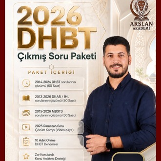 2026 DHBT ÇIKMIŞ SORU ÇÖZÜM PAKETİ