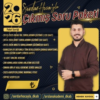 2026 AGS KONU ANLATIMI+SERDAR HOCA'YLA ÇIKMIŞ SORU ANALİZİ 