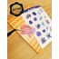 Şeffaf  - LF40 - Flower & Leaf Temalı Laptop, Notebook, Tablet, Telefon, Ajanda Sticker Seti