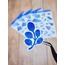 LF14 - Flower & Leaf Temalı Laptop, Notebook, Tablet, Telefon, Ajanda Sticker Seti