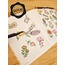 Şeffaf  - LF09 - Flower & Leaf Temalı Laptop, Notebook, Tablet, Telefon, Ajanda Sticker Seti