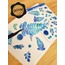 Şeffaf  - LF14 - Flower & Leaf Temalı Laptop, Notebook, Tablet, Telefon, Ajanda Sticker Seti