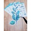 LF03 - Flower & Leaf Temalı Laptop, Notebook, Tablet, Telefon, Ajanda Sticker Seti