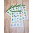 LF31 - Flower & Leaf Temalı Laptop, Notebook, Tablet, Telefon, Ajanda Sticker Seti