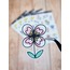 LF09 - Flower & Leaf Temalı Laptop, Notebook, Tablet, Telefon, Ajanda Sticker Seti