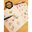 Şeffaf  - LF17 - Flower & Leaf Temalı Laptop, Notebook, Tablet, Telefon, Ajanda Sticker Seti