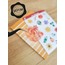 Şeffaf  - LF33 - Flower & Leaf Temalı Laptop, Notebook, Tablet, Telefon, Ajanda Sticker Seti