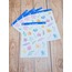 LF35 - Flower & Leaf Temalı Laptop, Notebook, Tablet, Telefon, Ajanda Sticker Seti