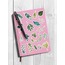 LF18 - Flower & Leaf Temalı Laptop, Notebook, Tablet, Telefon, Ajanda Sticker Seti