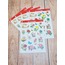 LF37 - Flower & Leaf Temalı Laptop, Notebook, Tablet, Telefon, Ajanda Sticker Seti