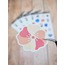LF39 - Flower & Leaf Temalı Laptop, Notebook, Tablet, Telefon, Ajanda Sticker Seti