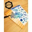 Şeffaf  - LF14 - Flower & Leaf Temalı Laptop, Notebook, Tablet, Telefon, Ajanda Sticker Seti