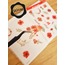 Şeffaf  - LF44 - Flower & Leaf Temalı Laptop, Notebook, Tablet, Telefon, Ajanda Sticker Seti