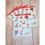 LF36 - Flower & Leaf Temalı Laptop, Notebook, Tablet, Telefon, Ajanda Sticker Seti