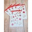 LF44 - Flower & Leaf Temalı Laptop, Notebook, Tablet, Telefon, Ajanda Sticker Seti