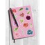 LF24 - Flower & Leaf Temalı Laptop, Notebook, Tablet, Telefon, Ajanda Sticker Seti
