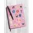 LF39 - Flower & Leaf Temalı Laptop, Notebook, Tablet, Telefon, Ajanda Sticker Seti
