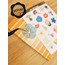 Şeffaf  - LF39 - Flower & Leaf Temalı Laptop, Notebook, Tablet, Telefon, Ajanda Sticker Seti