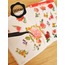 Şeffaf  - LF36 - Flower & Leaf Temalı Laptop, Notebook, Tablet, Telefon, Ajanda Sticker Seti