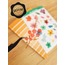 Şeffaf  - LF51 - Flower & Leaf Temalı Laptop, Notebook, Tablet, Telefon, Ajanda Sticker Seti