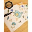 Şeffaf - LF13 - Flower & Leaf Temalı Laptop, Notebook, Tablet, Telefon, Ajanda Sticker Seti