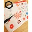 Şeffaf  - LF50 - Flower & Leaf Temalı Laptop, Notebook, Tablet, Telefon, Ajanda Sticker Seti