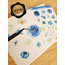 Şeffaf  - LF15 - Flower & Leaf Temalı Laptop, Notebook, Tablet, Telefon, Ajanda Sticker Seti
