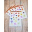 LF53 - Flower & Leaf Temalı Laptop, Notebook, Tablet, Telefon, Ajanda Sticker Seti