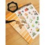 Şeffaf  - LF38 - Flower & Leaf Temalı Laptop, Notebook, Tablet, Telefon, Ajanda Sticker Seti