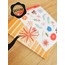 Şeffaf  - LF50 - Flower & Leaf Temalı Laptop, Notebook, Tablet, Telefon, Ajanda Sticker Seti