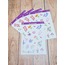 LF22 - Flower & Leaf Temalı Laptop, Notebook, Tablet, Telefon, Ajanda Sticker Seti