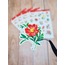 LF37 - Flower & Leaf Temalı Laptop, Notebook, Tablet, Telefon, Ajanda Sticker Seti