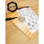 Şeffaf - LF11 - Flower & Leaf Temalı Laptop, Notebook, Tablet, Telefon, Ajanda Sticker Seti