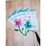 LF25 - Flower & Leaf Temalı Laptop, Notebook, Tablet, Telefon, Ajanda Sticker Seti