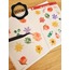 Şeffaf  - LF33 - Flower & Leaf Temalı Laptop, Notebook, Tablet, Telefon, Ajanda Sticker Seti