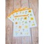 LF43 - Flower & Leaf Temalı Laptop, Notebook, Tablet, Telefon, Ajanda Sticker Seti