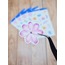 LF35 - Flower & Leaf Temalı Laptop, Notebook, Tablet, Telefon, Ajanda Sticker Seti
