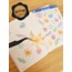 Şeffaf  - LF35 - Flower & Leaf Temalı Laptop, Notebook, Tablet, Telefon, Ajanda Sticker Seti